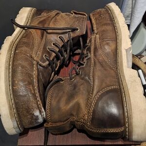 Brazos Men's Composite Toe Lace Up Work Boots Size 7.5